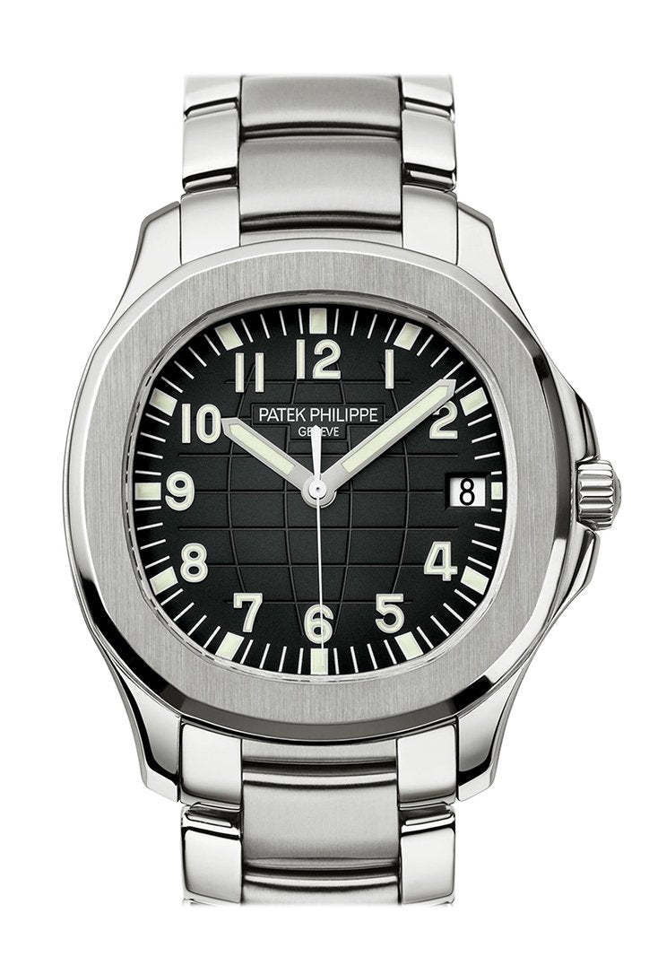 Patek Philippe Aquanaut Black Dial Stainless Steel Automatic Men's Watch 5167-1A 5167/1A 1