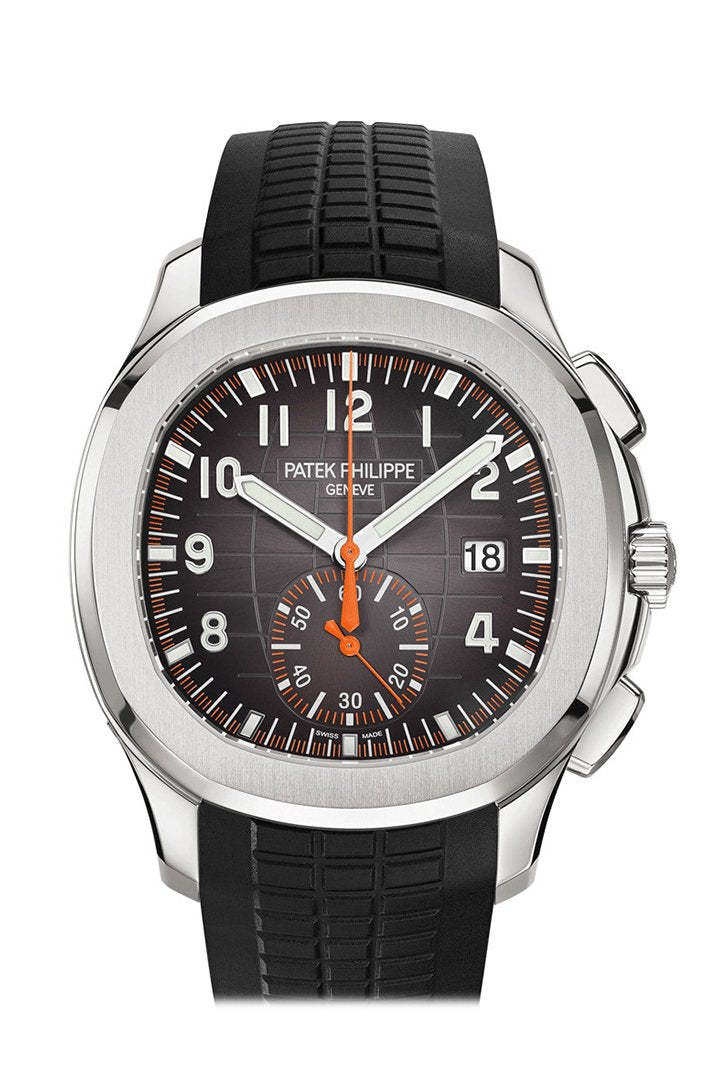 Patek Philippe Aquanaut Black Dial Automatic Men's Chronograph Watch 5968A-001 2
