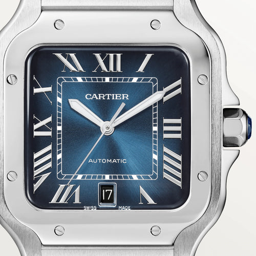 Cartier Santos Stainless Steel Men’s Watch, WSSA0030 2