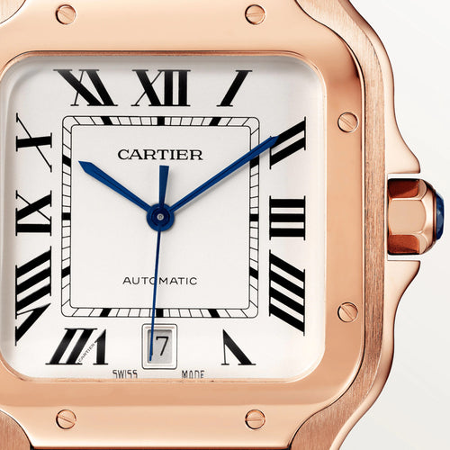 Cartier Santos 18K Rose Gold Men’s Watch, WGSA0019 2