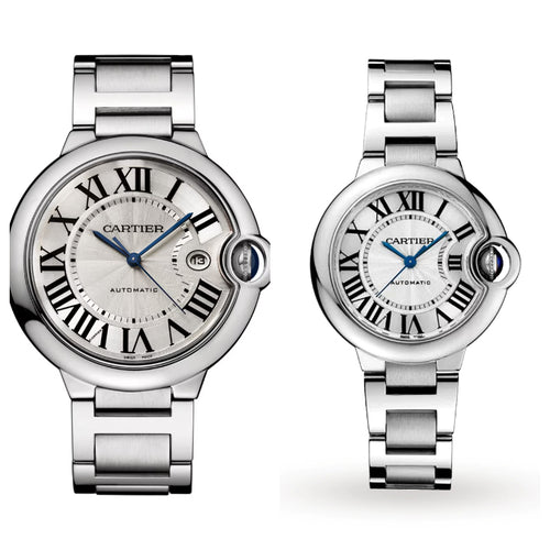 Cartier Ballon Bleu De His & Hers Watch 33mm 42mm, Automatic Movement, Steel(CC01) 1